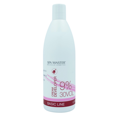 Spa Master Blondeerset – Poudre décolorante 500 g + Révélateur crème 9 % 30 vol. 930 ml – Blond intense 4 à 8 tons plus clair – Qualité professionnelle pour une utilisation à domicile