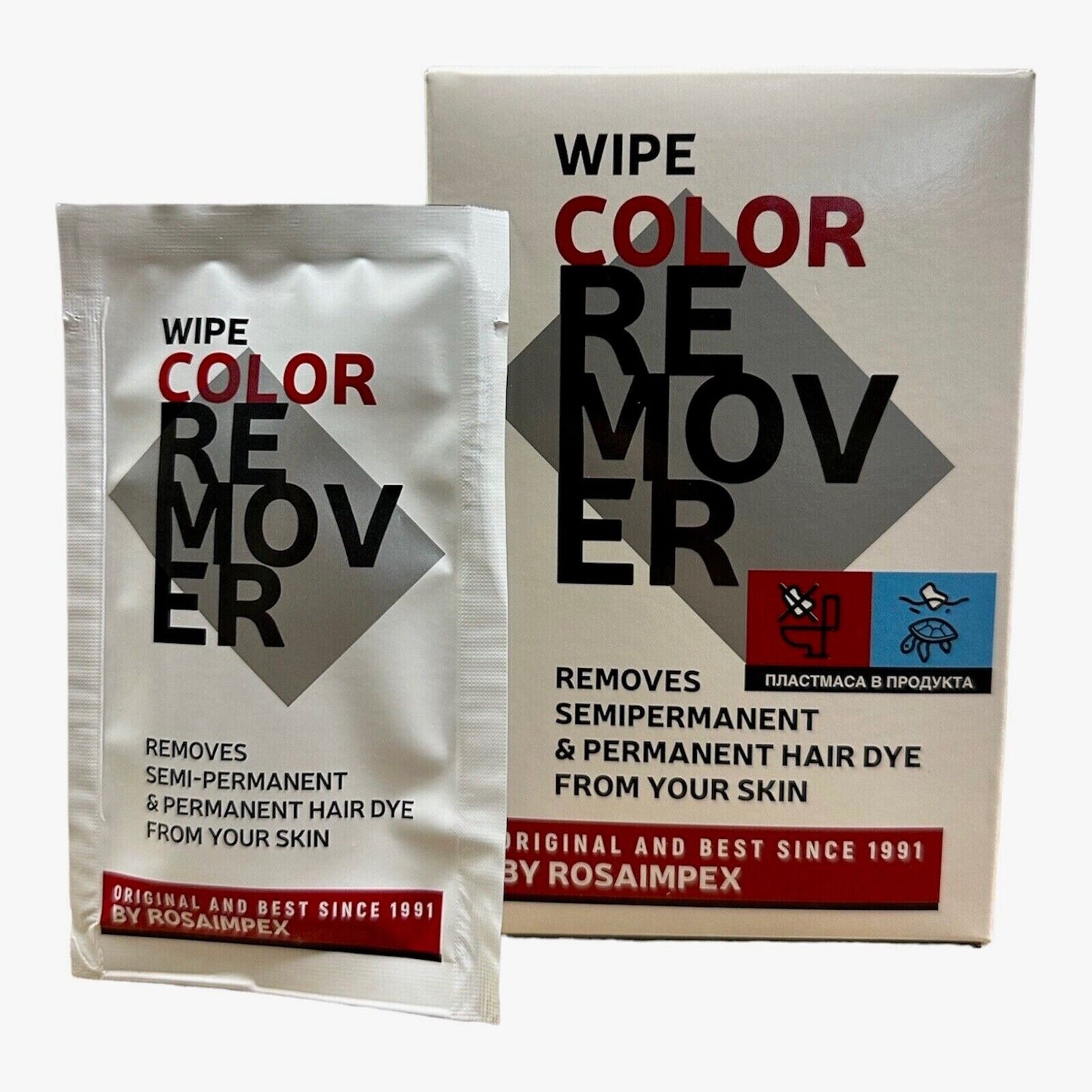 Wipe Color Remover Removes Hair Dye from Your Skin - 20 Pieces