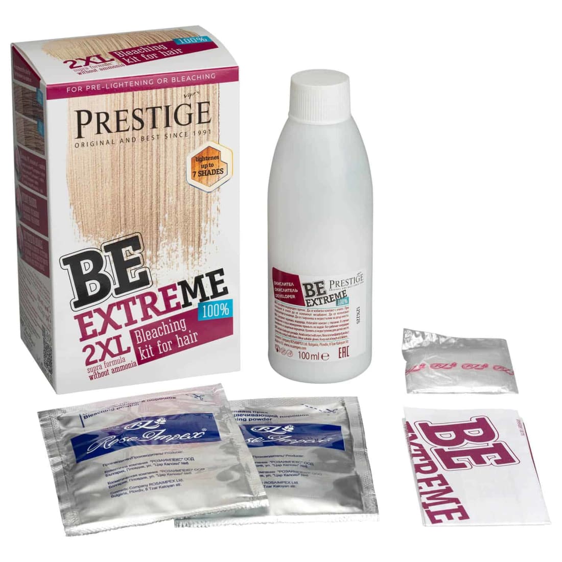 BeExtreme Hair Bleach Kit - Blondeerpoeder zonder Ammoniak // 100ml - MISTER33.COM