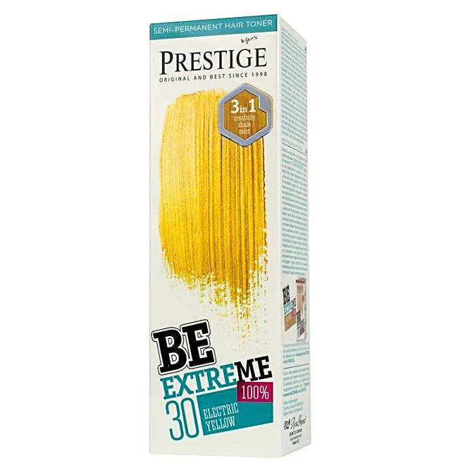 BeExtreme Semi-Permanente Haarkleuring Electric Yellow // 100ml - MISTER33.COM