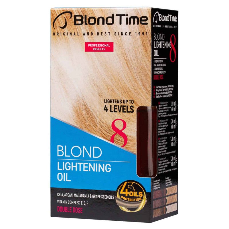 Blond Time Bleekolie - 4 Tinten Lichter Blonderen - met Vitamine E, C en F // 180ml - MISTER33.COM