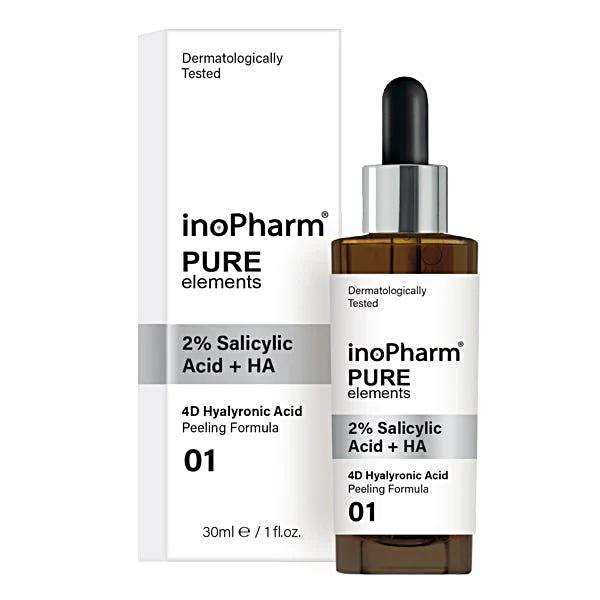 InoPharm Pure Elements 01 - Gezichtspeeling met 2% salicylzuur en HA // 30ml - MISTER33.COM