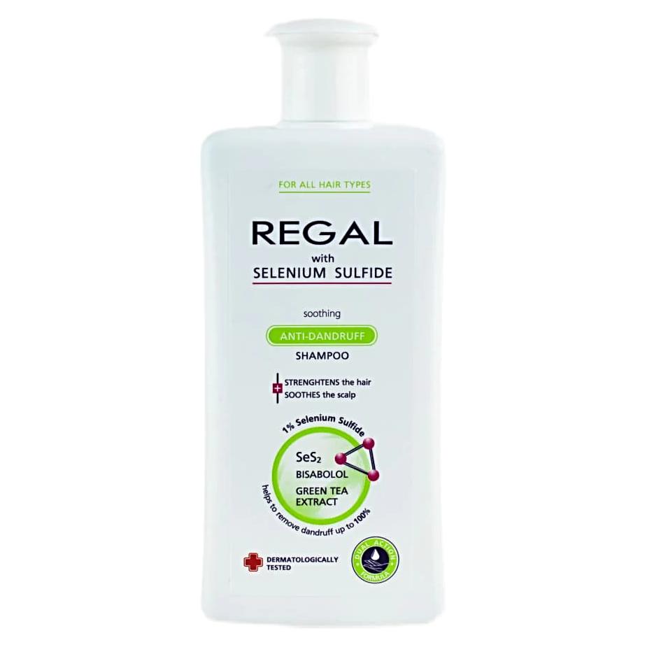 REGAL Kalmerende Anti-roos Shampoo voor Elk Haartype // 200ml - MISTER33.COM